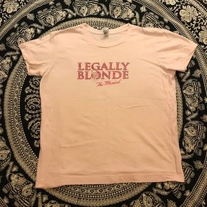 American Apparel Legally Blonde Baby Pink Tee